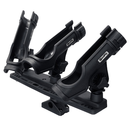 Scotty Triple Rod Holder w/3 230 Power Lock Rod Holders 256